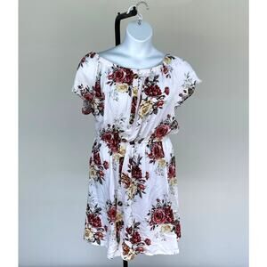 J IS FOR JUSTIFY, SIZE 2X OFF THE SHOULDER SUMMER DRESS